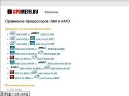 Sites similar to cpumetr.ru