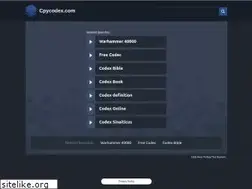 Sites similar to cpycodex.com