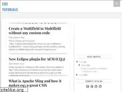 Sites similar to cq5tutorials.blogspot.com