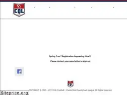 Sites similar to cqlfootball.com