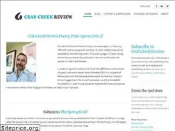 Sites similar to crabcreekreview.org