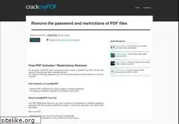 Sites similar to crackmypdf.com