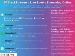 Sites similar to crackstreams.nu