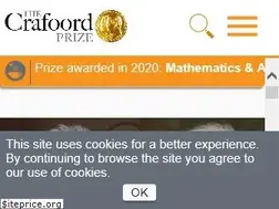 Sites similar to crafoordprize.se