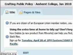 Sites similar to craftingpublicpolicy.pbworks.com
