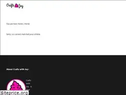 Sites similar to craftswithjoy.com