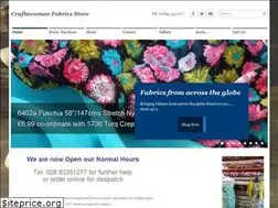 Sites similar to craftswomanfabrics.com