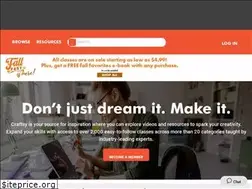 Sites similar to craftsy.com