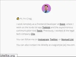 Sites similar to craigcarlyle.com