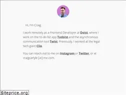 Sites similar to craigcarlyle.me
