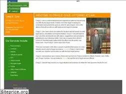 Sites similar to craigcolelaw.com