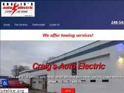 Sites similar to craigsautoelectric.com