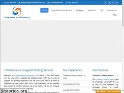Sites similar to craigslistadpostingservice.net