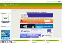 Sites similar to craigslistdirectory.net