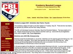 Sites similar to cranberryleague.com