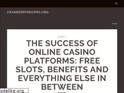 Sites similar to cranberryrecipes.org