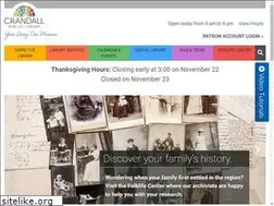 Sites similar to crandalllibrary.org