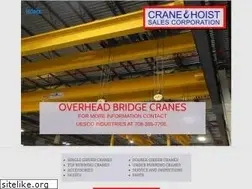 Sites similar to craneandhoistsales.com