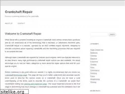 Sites similar to crankshaftrepair.org