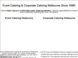 Sites similar to cravecatering.com.au