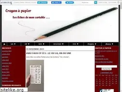 Sites similar to crayonapapier.canalblog.com