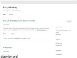 Sites similar to crazy4hosting.com