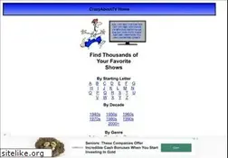 Sites similar to crazyabouttv.com