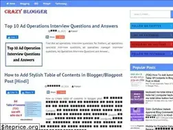 Sites similar to crazyblogger.in