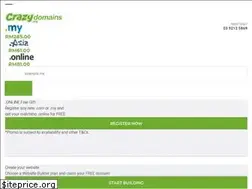 Sites similar to crazydomains.my