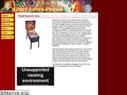 Sites similar to crazylevipinball.com