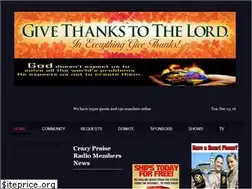 Sites similar to crazypraiseradio.com