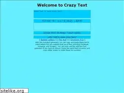 Sites similar to crazytext.org