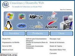 Sites similar to creacionesydesarrolloweb.com