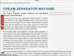 Sites similar to cream-separator.com