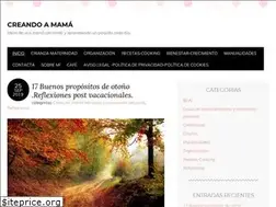 Sites similar to creandoamama.com