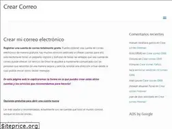 Sites similar to crearcorreo.com