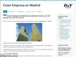 Sites similar to crearempresaenmadrid.com