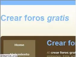 Sites similar to crearforosgratis.com