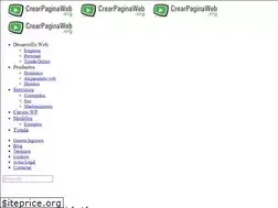 Sites similar to crearpaginaweb.org