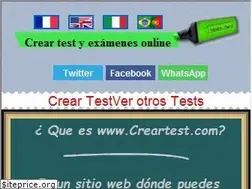 Sites similar to creartest.com