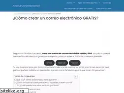 Sites similar to crearuncorreoelectronico.org