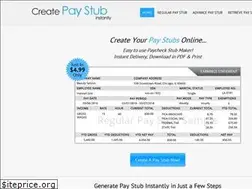 Sites similar to create-paystub.com