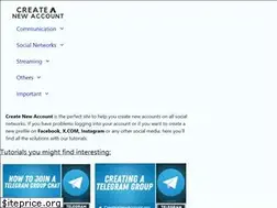 Sites similar to createanewaccount.org