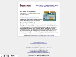 Sites similar to createawebsite.homestead.com