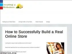 Sites similar to creatingawebstore.com