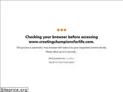 Sites similar to creatingchampionsforlife.com