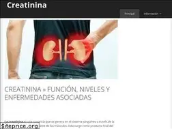 Sites similar to creatinina.org