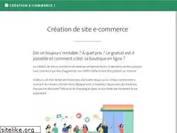 Sites similar to creation-ecommerce.top