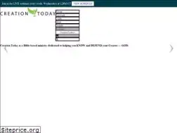 Sites similar to creationtoday.org