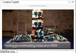 Sites similar to creative-capital.org